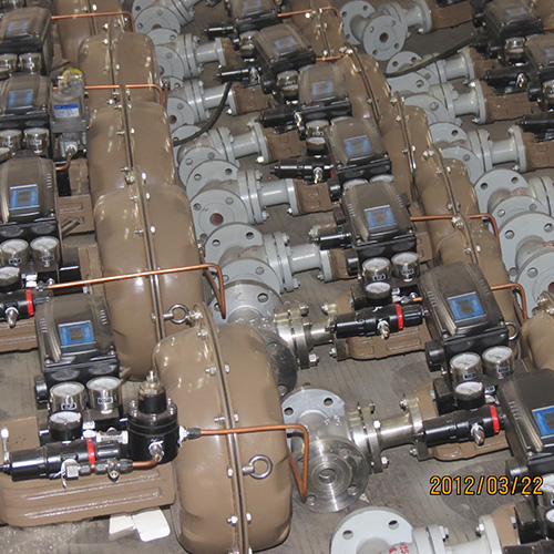 调理阀发货一角